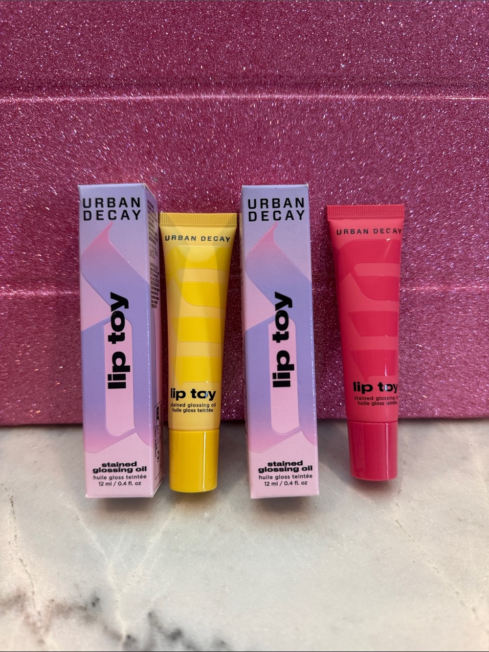 Urban Decay Lip Toy Stained Glossing Oil — Pop Off & Fresita